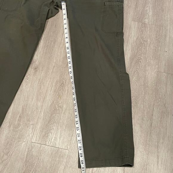 Lee Mens Cargo Pants 36x34 Faded Comfort Army Green Tactical Utility Outdoors - Picture 6 of 9